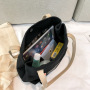 Portable New Design Canvas Cotton Custom Beauty Foldable Shopping bag Waterproof Cramming Storage Bags Shoulder Lady's Tote Bags