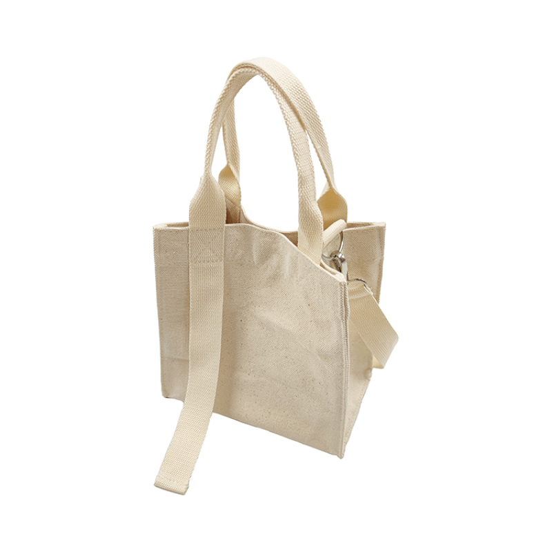 Cotton Shoulder Bag Custom Shopping Bags Logo Printed For Boutique