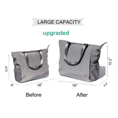 Sac de transport imperméable et personnalisé pour tapis de yoga, sac à bandoulière, sac de rangement pour tapis de yoga avec poches pour bouteilles d'eau