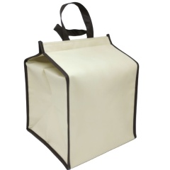 Bolsa de refrigerador con aislamiento OEM, bolsa de almuerzo con logotipo personalizado para supermercado, bolsa de refrigerador de alimentos para picnic al aire libre no tejida