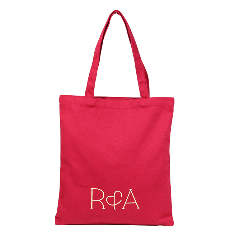 Custom Logo Advertising Full Cotton Color Printing Environmental Protection Canvas Tote Bag With Pocket