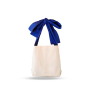 New Style Bowknot Cotton Canvas Tote Bags Bulk Shopping Bag with Custom Logo