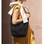 New Style Bowknot Cotton Canvas Tote Bags Bulk Shopping Bag with Custom Logo
