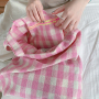 Cute Custom Logo Organic Recyclable Plain Cotton Cloth Canvas Shopping Bowknot Tote Bag Reusable Cotton Tote Bag