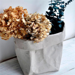 Экологичная бумажная крафт-бумага Моющаяся бумажная сумка для цветочных горшков