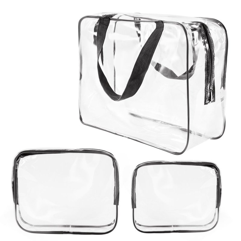 Wholesale Large-capacity Makeup Storage Zip Lock Bag Transparent PVC Jewelry Bag