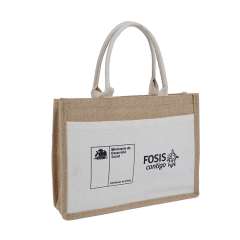 Новое прибытие Простой дизайн Привлекательный стиль Экологичная складная джутовая сумка для покупок