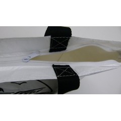 Öko-Einkaufstasche mit individuellem Logodruck aus weißem Dupont-Tyvek-Papier
