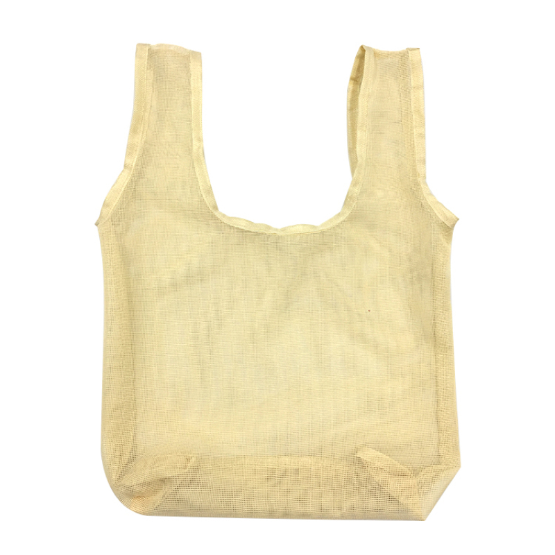 Recyclable Reusable Small Organic Cotton Fabric Produce Mesh Tote Bags