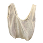 Recyclable Reusable Small Organic Cotton Fabric Produce Mesh Tote Bags