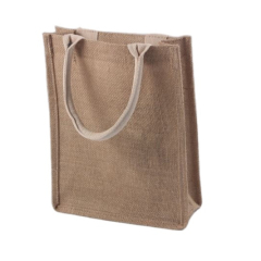 Einfache Art-kundenspezifische Muster aufbereitete Jute-Taschen-Säcke-Kaffeetaschen-Einkaufstasche