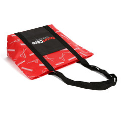 Новые продажи специальных дизайнерских вертикальных полипропиленовых тканых ручек многоразовые водонепроницаемые сумки для покупок
