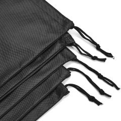 Le sac de cordon de gymnastique de sac à dos en nylon imperméable personnalise les sacs de chaussure clairs de sport