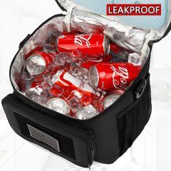 el refrigerador de la comida del bolso del refrigerador del totalizador del poliéster 600D empaqueta el bolso aislado del almuerzo para los hombres