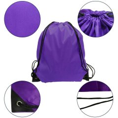 Usine logo personnalisé sac à dos de sport impression sac à cordes pour polyester 210D promotionnel