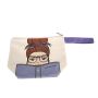 Promotional 2022 New Style Cosmetic Bag Girl Pattern Custom Cotton Cosmetic Bag Makeup Bag