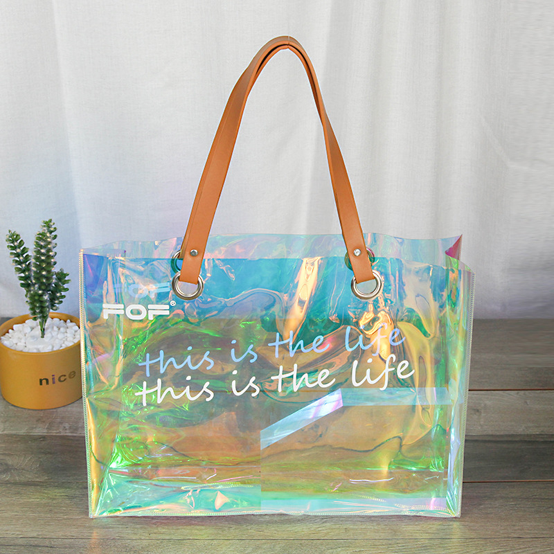 high quality waterproof transparent make up bag toilet cosmetic clear pvc bag