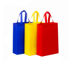 Commerce de gros en stock Promotion couleur Eco Shopping fourre-tout empaquetant le sac non tissé