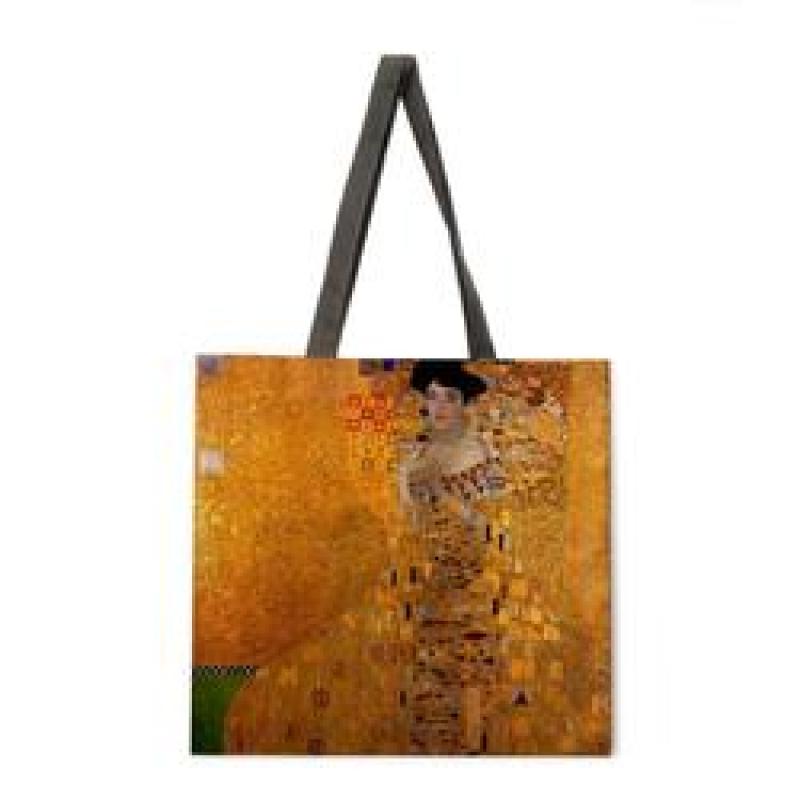 Oil Painting Shoulder Bag Art Prints Women Handbag Lady Big Capacity Canvas Shopping Bag Large Totes