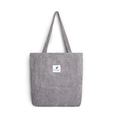 Женская модная вельветовая сумка на плечо большой емкости, женская большая сумка, складные многоразовые сумки для покупок