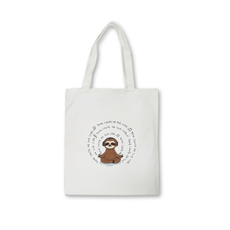 Wholesale natural color customized logo shopping canvas cotton bags