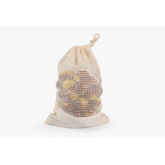 Фабрика BSCI подгоняла хлопчатобумажную сетку для производства сумок, комплектов, сетчатых сумок для супермаркетов на шнурке