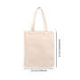 Женская хлопковая сумка через плечо из эко-холста, мягкая однотонная повседневная сумка-тоут, женская экологическая многоразовая сумка для покупок