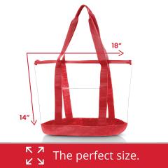 Большая емкость, высокое качество, водонепроницаемая пластиковая женская прозрачная сумка из ПВХ, прозрачная большая сумка из ПВХ