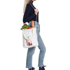 Wiederverwendbare Einkaufstasche mit individuellem Logo, faltbare Einkaufstasche aus Baumwolle, umweltfreundliche Einkaufstaschen