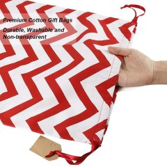 Сумка подарка рюкзака Дравстринг холста хлопка продвижения рождества естественная с напечатанным таможней логотипом