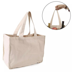 Оптовая продажа холщовой сумки с ручкой, изготовленная на заказ, рекламная сумка из 100 % хлопка, холщовая сумка