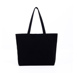 Wholesale Shopping Tote Bag Reusable Women Printed Cotton Canvas Bag with Custom Printed Logo