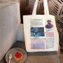 Promotional Customized Logo Size Canvas Organic Fabric Tote Cotton Shopping Canvas Organic Cotton Cloth Bag