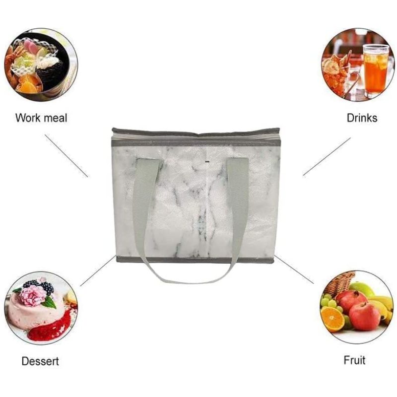 Custom Non Woven  Insulated Cans Cooler Bag for Outdoor Picnic Food Cooler Bag