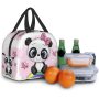 Bolsa de almuerzo portátil de diseño bonito, bolsa de papel de aluminio, bolsas de almuerzo portátiles originales para niños
