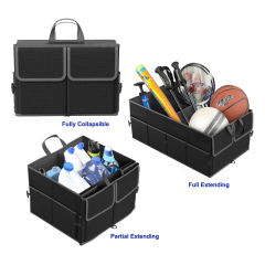 Organizador plegable para asiento trasero, caja de almacenamiento, organizador para maletero de coche