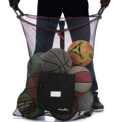 Mochila con cordón de baloncesto de red para equipo deportivo de fútbol de malla resistente