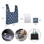 Wholesale Grocery Eco-friendly Pouch Foldable Ripstop Nylon Bags Reusable Folding Polyester Shopping Bag
