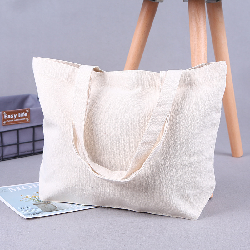 Makeup Shopping Duffle Bag Small Waxed Canvas Tote Bag Cotton Canvas Custom Canvas Bag With Custom Printed Logo