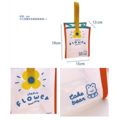 Горячая продажа картонная индивидуальная печать конфеты цветные прозрачные прозрачные желейные пляжные сумки из ПВХ
