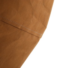 Рекламный водонепроницаемый подарочный упаковочный пакет коричневого цвета из крафт-бумаги