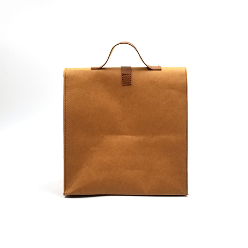 Factory wholesale custom gift craft tote bag custom brown washable kraft paper bag