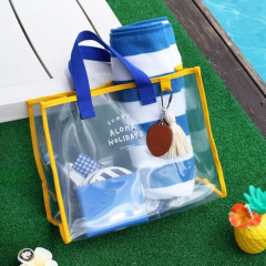 Pvc voyage sac de maquillage étanche sac de maillot de bain pour les vacances à la plage sacs de plage de voyage durables imperméables pour maillot de bain