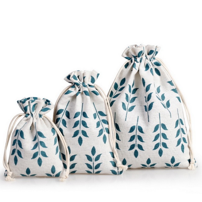 Fashion Jute Drawstring Burlap Bags Wedding Favors Party Christmas Gift Jewelry Drawstring Bag