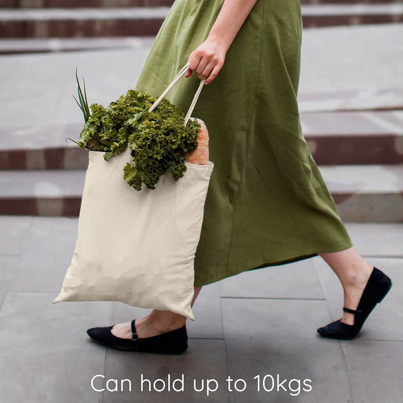 Tote Bags Plain Cotton Tote Bag New Design Promotion Items Fashion Tote Shopping Plain Cotton Bags
