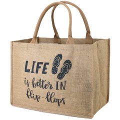 Дешевый пользовательский логотип с принтом Eco Recycle Натуральная складная многоразовая джутовая мешковина из льняной сумки для покупок