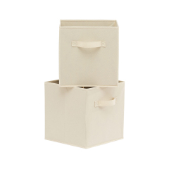 Haute qualité pliable Non tissé stockage Cube Bin maison boîte de rangement décorative pour la maison organisateur stockage de fichiers