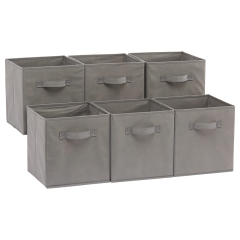 Haute qualité pliable Non tissé stockage Cube Bin maison boîte de rangement décorative pour la maison organisateur stockage de fichiers