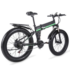 USA EU Warehouse Ebike 1000W 48V 4.0 Fat Tire Ebike 26 Inch Hydraulic Brake Folding Electric Bicycle For Adults