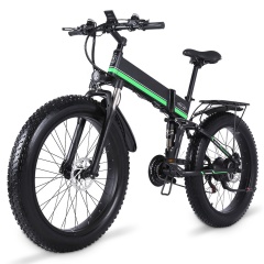 USA EU Warehouse Ebike 1000W 48V 4.0 Fat Tire Ebike 26 Inch Hydraulic Brake Folding Electric Bicycle For Adults